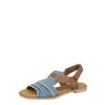MUSTANG Sandali moder denim / rjava 31835599
