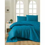Modrozelena bombažna posteljnina za zakonsko posteljo 200x200 cm – Mijolnir