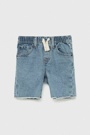 Otroške kratke hlače iz jeansa GAP - modra. Otroški kratke hlače iz kolekcije GAP. Model izdelan iz jeansa.