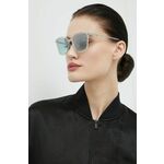 Sončna očala Michael Kors ženski - modra. Sončna očala iz kolekcije Michael Kors. Model s toniranimi stekli in okvirji iz plastike. Ima filter UV 400.