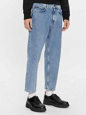 Hugo Jeans hlače 50507854 Modra Loose Fit