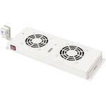 Digitus hladilna enota 2x ventilator s termo. strop/rack črna DN-19 FAN-2-HO-SW