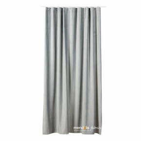 Siva žametna zavesa 140x260 cm Roma – Mendola Fabrics
