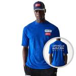 Red Bull Racing New Era Linear Graphic Blue Oversized majica, velikost M