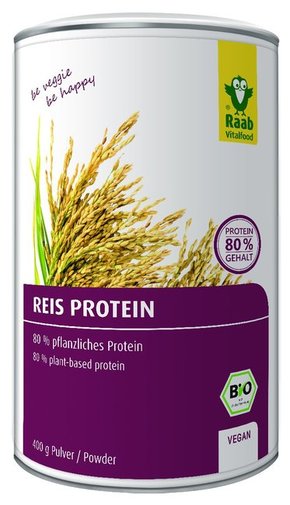 Raab Vitalfood GmbH Riževi proteini v prahu - 400 g