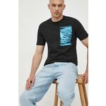Calvin Klein Jeans Majica J30J323723 Črna Regular Fit