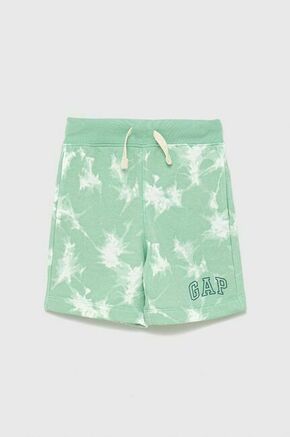 Otroške kratke hlače GAP zelena barva