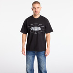 Majica PLEASURES Overview Logo T-Shirt Black M