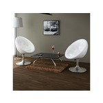 VIDAXL Barski stoli 2 kosa belo umetno usnje