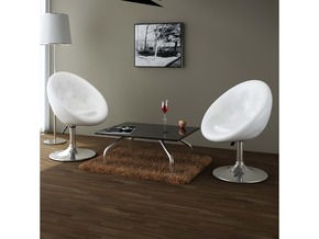 VIDAXL Barski stoli 2 kosa belo umetno usnje