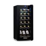 Klarstein Shiraz 18 Slim Uno samostojni hladilnik za vino, 18 steklenic, 1 temperaturno območje