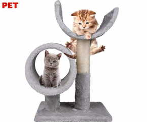 WEBHIDDENBRAND Pet Toys mačje drevo in praskalnik za mačke