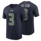 Russell Wilson 3 Seattle Seahawks Nike Name & Number majica, velikost L