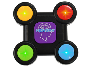 Mikro Trading Družabna igra Brain Games test spomina na baterije s svetlobo in zvokom v škatli