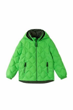 Otroška jakna Reima Fossila zelena barva - zelena. Otroška puhovka iz kolekcije Reima. Podložen model