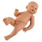 Llorens 45002 NEW BORN GIRL - realistični dojenček s polnim ohišjem iz vinila