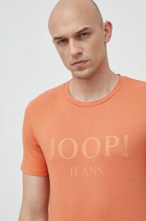 Bombažna kratka majica Joop! oranžna barva - oranžna. Lahkotna majica iz kolekcije Joop!. Model izdelan iz tanke