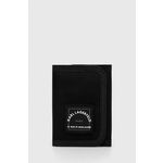 Denarnica Karl Lagerfeld črna barva - črna. Srednje velika denarnica iz kolekcije Karl Lagerfeld. Model izdelan iz tekstilnega materiala.