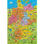 WEBHIDDENBRAND SCHMIDT Puzzle Risani zemljevid Nemčije 200 kosov