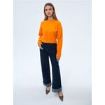 Pulover basic oranžna AW 2025