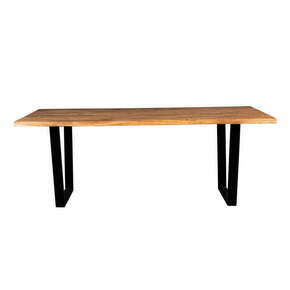 Jedilna miza z mizno ploščo iz akacije 90x220 cm Aka – Dutchbone