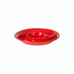 Rdeč keramični krožnik Casafina Chip&amp;Dip, ø 32,3 cm