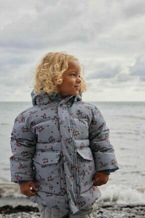 Otroška puhovka Konges Sløjd siva barva - siva. Otroški jakna iz kolekcije Konges Sløjd. Podložen model