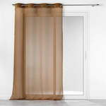 Rjava prosojna zavesa 140x240 cm Casual – douceur d'intérieur