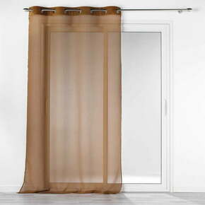 Rjava prosojna zavesa 140x240 cm Casual – douceur d'intérieur
