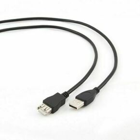 Gembird kabel gembird ccf-usb2-amaf-10 (usb 2.0 tip a f - usb 2.0 tip a m; 3 m; črna barva)