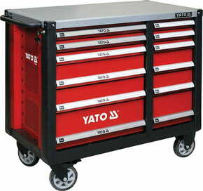 YATO YATO Mobilna delavnica omarica 6+6 rdeči predali