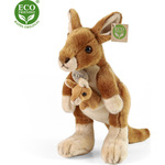 Rappa Plišasti kenguru z dojenčkom 27 cm