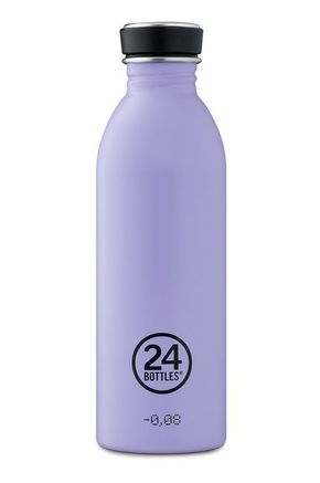 Steklenica 24bottles vijolična barva - vijolična. Steklenica iz kolekcije 24bottles.