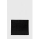 Usnjena denarnica U.S. Polo Assn. moški, črna barva - črna. Mala denarnica iz kolekcije U.S. Polo Assn. Model izdelan iz naravnega usnja. Model je enostaven za čiščenje in vzdrževanje.