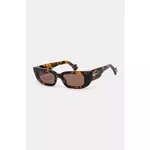 Sončna očala AMBUSH Nova Sunglasses ženska, rjava barva, 12115066 - rjava. Sončna očala iz kolekcije AMBUSH. Model z enobarvnimi stekli in okvirji iz plastike. Ima filter UV 400.