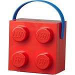 LEGO škatla z ročajem - rdeča