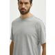 Bombažna kratka majica Tommy Hilfiger moški, črna barva - siva. Kratka majica iz kolekcije Tommy Hilfiger, izdelana iz pletenine. Model iz izjemno udobne bombažne tkanine.