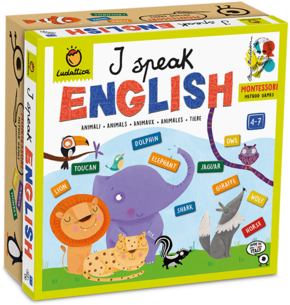 LUDATTICA Govorim angleško - družabna igra Montessori
