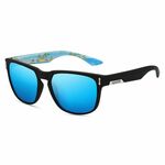 KDEAM Andover 5 sončna očala, Black &amp; Pattern / Sky Blue
