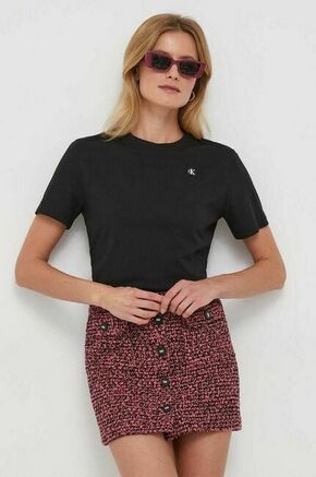 Bombažna kratka majica Calvin Klein Jeans ženski