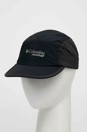 Kapa s šiltom Columbia Escape Thrive črna barva - črna. Kapa s šiltom iz kolekcije Columbia. Model izdelan iz materiala