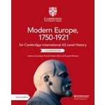 WEBHIDDENBRAND Cambridge International AS Level History Modern Europe, 1750-1921 Coursebook (Kniha)