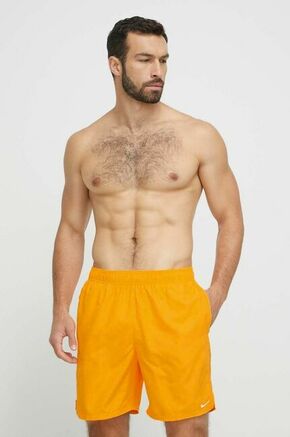 Kopalne kratke hlače Nike rumena barva - oranžna. Kopalne kratke hlače iz kolekcije Nike