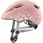 UVEX Kid 2 CC Pink Polka Dots 46-52 Otroška kolesarska čelada