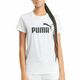 Bombažen t-shirt Puma bela barva - bela. T-shirt iz kolekcije Puma. Model izdelan iz tanke, elastične pletenine.