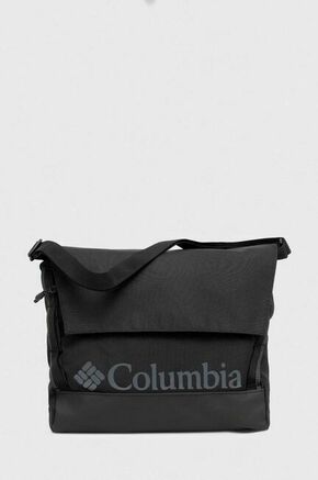 Torbica Columbia črna barva - črna. Srednje velika torbica iz kolekcije Columbia. Model na zapenjanje