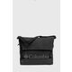 Torbica Columbia črna barva - črna. Srednje velika torbica iz kolekcije Columbia. Model na zapenjanje, izdelan iz tekstilnega materiala.