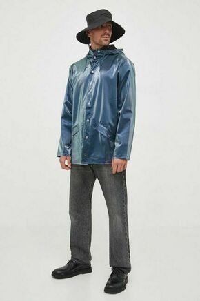 Vodoodporna jakna Rains 12010 Jackets - modra. Vodoodporna jakna iz kolekcije Rains. Nepodložen model
