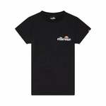 Ellesse bombažna majica - črna. T-shirt iz zbirke Ellesse. Model narejen iz tanka, rahlo elastična tkanina.