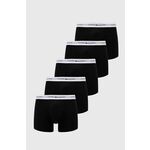Boksarice Tommy Hilfiger 5-pack moški, črna barva - črna. Bokserke iz kolekcije Tommy Hilfiger. Model izdelan iz elastične pletenine. V kompletu je pet parov.
